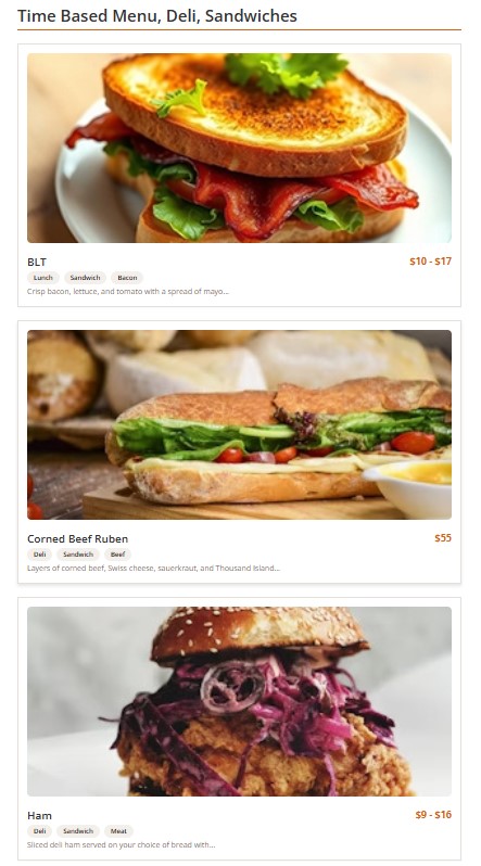 Above Content layout